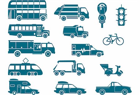 All types of City Transport Stock Photo - Budget Royalty-Free & Subscription, Code: 400-04019569