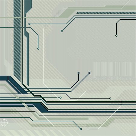 simsearch:400-07617373,k - technology style abstract background with electrical connection Stock Photo - Budget Royalty-Free & Subscription, Code: 400-04019901