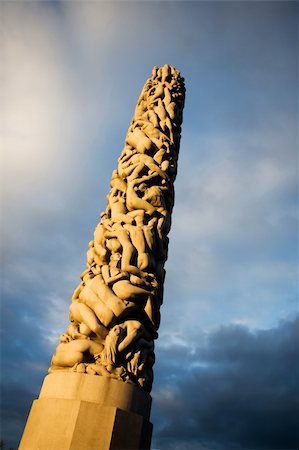 frogner park - The vigeland sculpture park in Oslo, Norway Stock Photo - Budget Royalty-Free & Subscription, Code: 400-04011844