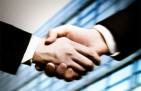 simsearch:400-04434336,k - business hand shake and a office in background Stock Photo - Budget Royalty-Free & Subscription, Code: 400-04012753