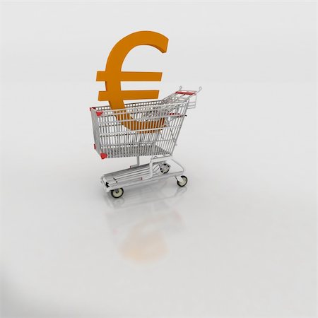 basket for ecommerce or online shopping Stock Photo - Budget Royalty-Free & Subscription, Code: 400-04013581