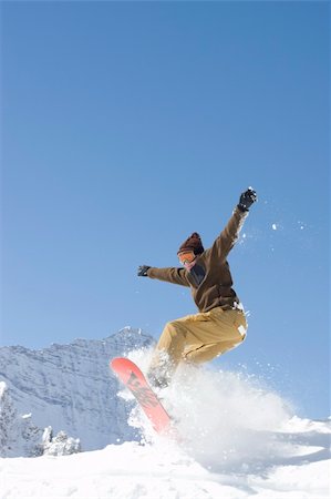 simsearch:400-03985663,k - extreme snowboarding Stock Photo - Budget Royalty-Free & Subscription, Code: 400-04013956