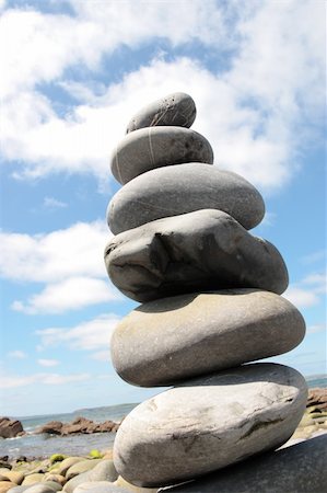 stones stacked on top of each other to show creativity Stock Photo - Budget Royalty-Free & Subscription, Code: 400-04024228