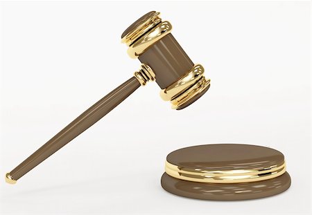 simsearch:400-04231986,k - Symbol of justice - judicial 3d gavel. Object over white Stock Photo - Budget Royalty-Free & Subscription, Code: 400-04027918