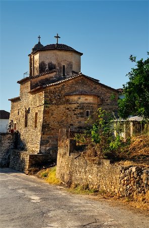 Picture of a Greek orthodox church from a small village in the Peloponnese Stock Photo - Budget Royalty-Free & Subscription, Code: 400-04028860