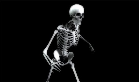 simsearch:400-06394180,k - An x ray image of a Skelton in a pose a suitable image for medical or Halloween based concepts. Stock Photo - Budget Royalty-Free & Subscription, Code: 400-04021092
