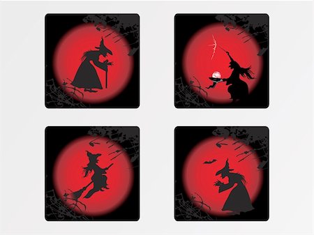 simsearch:400-05254177,k - halloween icons set_7, vector wallpaper Stock Photo - Budget Royalty-Free & Subscription, Code: 400-04035897