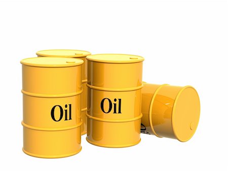 simsearch:400-05002911,k - Four tanks of yellow color. Objects over white Stock Photo - Budget Royalty-Free & Subscription, Code: 400-04036060