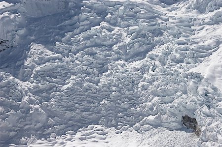 simsearch:400-05118687,k - Panoramic photo of five hundred meters high icefall at Pisco mountain, Cordillera Blanca, Peru. Stock Photo - Budget Royalty-Free & Subscription, Code: 400-04031766