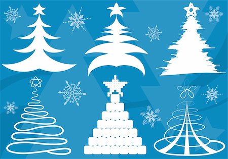 simsearch:400-05374105,k - Collect Christmas tree, element for design, vector illustration Stock Photo - Budget Royalty-Free & Subscription, Code: 400-04047376