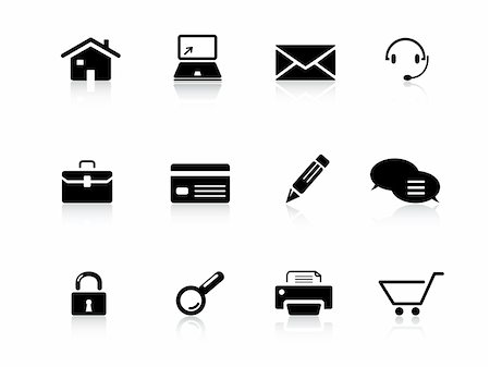 shopping cart icon - Web  icon set from series in my portfolio. Stock Photo - Budget Royalty-Free & Subscription, Code: 400-04047407