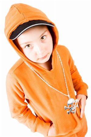 simsearch:400-07509444,k - A pretty girl in an orange track suit Stock Photo - Budget Royalty-Free & Subscription, Code: 400-04054289