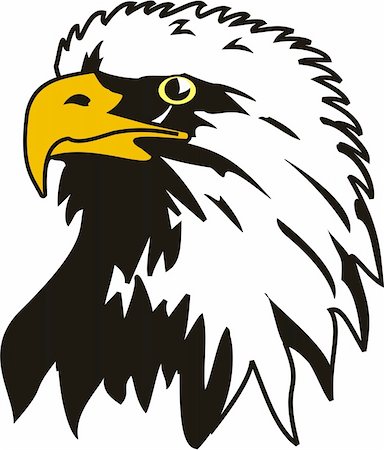 simsearch:400-04083265,k - illustration of vector eagle head for tattoo Stock Photo - Budget Royalty-Free & Subscription, Code: 400-04054684