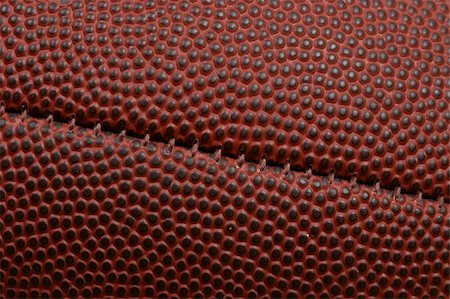 pigskin - Extreme close-up of football with seam Stock Photo - Budget Royalty-Free & Subscription, Code: 400-04064148