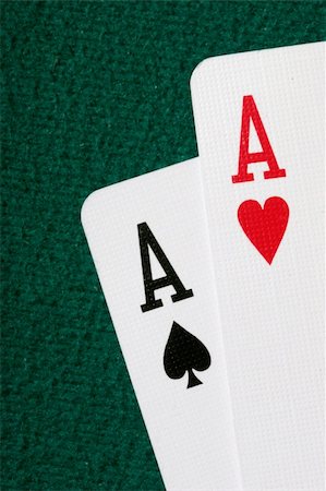 Pocket Aces hole cards - best starting hand in texas holdem poker Stock Photo - Budget Royalty-Free & Subscription, Code: 400-04064275