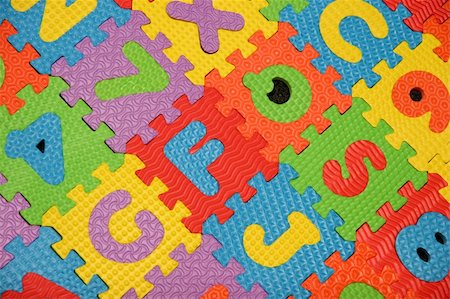 simsearch:400-04331637,k - multi colored alphabet puzzle background Stock Photo - Budget Royalty-Free & Subscription, Code: 400-04066144