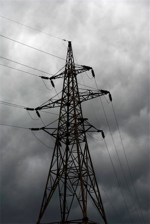 simsearch:400-03993174,k - Electric pylon and storm sky Stock Photo - Budget Royalty-Free & Subscription, Code: 400-04067158