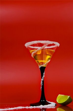 simsearch:400-03965729,k - View of nice colorful martini glass with some piece of lime Stock Photo - Budget Royalty-Free & Subscription, Code: 400-04068367