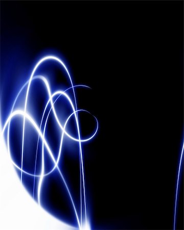 simsearch:400-05075451,k - Elegant swirls on a black background Stock Photo - Budget Royalty-Free & Subscription, Code: 400-04068515