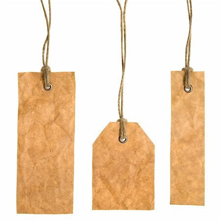 simsearch:400-04659792,k - Set Of Paper Tags Isolated On White. Hand Maded. Stock Photo - Budget Royalty-Free & Subscription, Code: 400-04069693