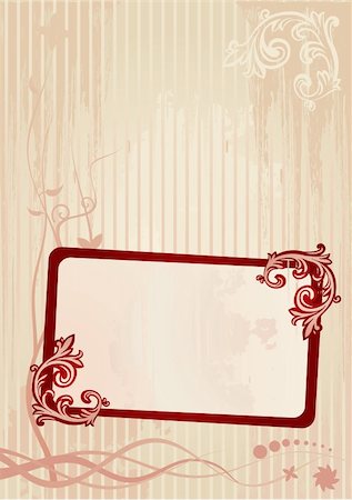simsearch:400-05077687,k - Vector illustration of an abstract frame and wallpaper Stock Photo - Budget Royalty-Free & Subscription, Code: 400-04060824