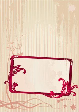 simsearch:400-05077687,k - Vector illustration of an abstract frame and wallpaper Stock Photo - Budget Royalty-Free & Subscription, Code: 400-04060823