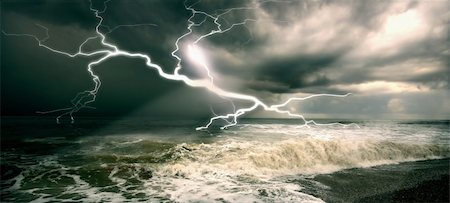 the amazing lighting storm landcscape Stock Photo - Budget Royalty-Free & Subscription, Code: 400-04062690