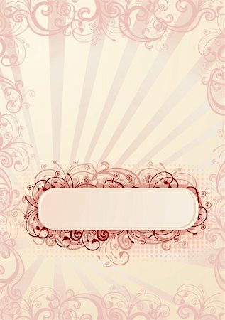 simsearch:400-05077687,k - Vector illustration of romantic floral frame for greeting card Stock Photo - Budget Royalty-Free & Subscription, Code: 400-04062849