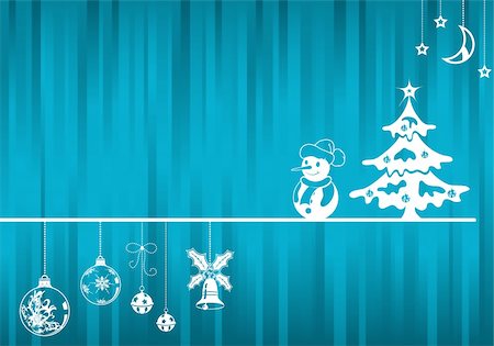 simsearch:400-05374105,k - Christmas background with decoration element, vector illustration Stock Photo - Budget Royalty-Free & Subscription, Code: 400-04075609