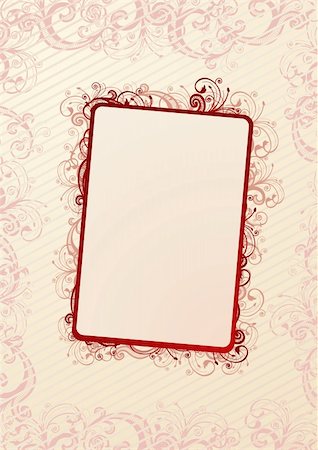 simsearch:400-05077687,k - Vector illustration of pink floral wallpaper with copy-space Stock Photo - Budget Royalty-Free & Subscription, Code: 400-04077884