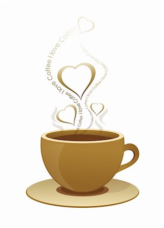 simsearch:400-04414723,k - Coffee cup vector illustration that can be resized in any size Foto de stock - Super Valor sin royalties y Suscripción, Código: 400-04078457