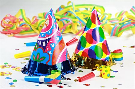 simsearch:400-04664354,k - Party accessories for New Year Eve, birthday party or carnival Foto de stock - Super Valor sin royalties y Suscripción, Código: 400-04072552