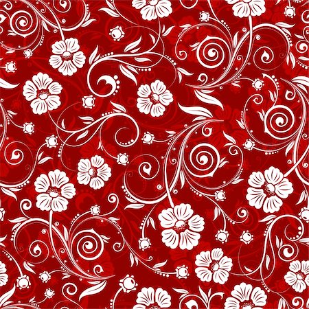 simsearch:400-04027800,k - Flower seamless pattern with bud, element for design, vector illustration Stock Photo - Budget Royalty-Free & Subscription, Code: 400-04084753