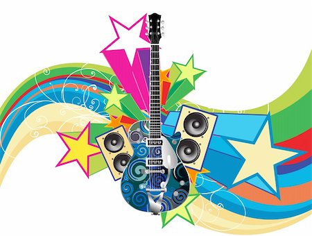 simsearch:400-04616019,k - guitar Stock Photo - Budget Royalty-Free & Subscription, Code: 400-04087885