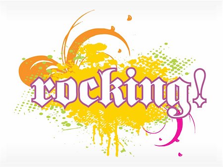 rocking wallpaper, design14 Stock Photo - Budget Royalty-Free & Subscription, Code: 400-04089082