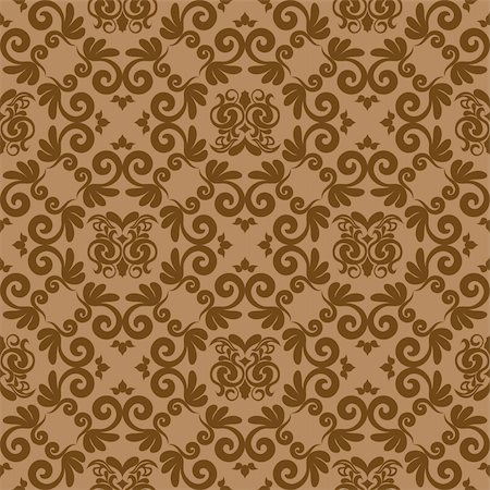 simsearch:400-04685787,k - Abstract seamles vector background in victorian style Stock Photo - Budget Royalty-Free & Subscription, Code: 400-04081320