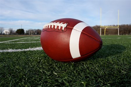 pigskin - Collegiate football on the field Stock Photo - Budget Royalty-Free & Subscription, Code: 400-04082448