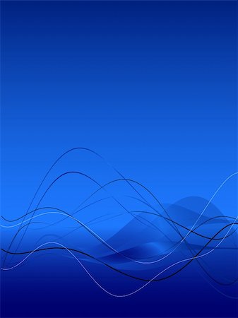 Background with abstract smooth lines, a grid and waves Stock Photo - Budget Royalty-Free & Subscription, Code: 400-04083333