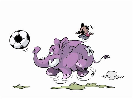 simsearch:400-04886615,k - elephant is playing soccer with big ball Stock Photo - Budget Royalty-Free & Subscription, Code: 400-04096931