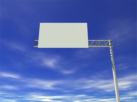 simsearch:400-04770005,k - empty highway billboard Stock Photo - Budget Royalty-Free & Subscription, Code: 400-04097519