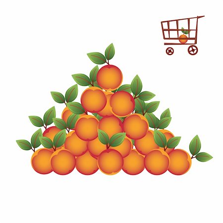 simsearch:400-06529822,k - Shopping basket with fruit Photographie de stock - Aubaine LD & Abonnement, Code: 400-04098940