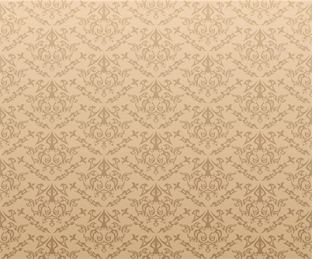 simsearch:400-04685787,k - Abstract seamless vector damsk background for design use Stock Photo - Budget Royalty-Free & Subscription, Code: 400-04090489