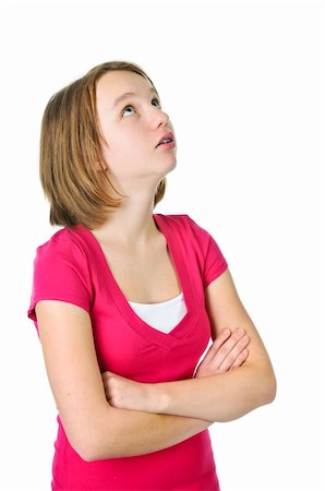 simsearch:400-04402256,k - Teenage girl rolling her eyes in frustration Stock Photo - Budget Royalty-Free & Subscription, Code: 400-04093773