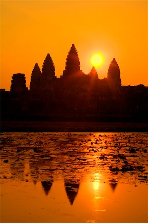 simsearch:400-04592511,k - The ancient ruins of Angkor Wat in Cambodia Stock Photo - Budget Royalty-Free & Subscription, Code: 400-04104332