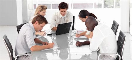 simsearch:400-04113367,k - Young Multi Culutre Business Team at work Stock Photo - Budget Royalty-Free & Subscription, Code: 400-04107255