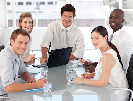 simsearch:400-04113367,k - Young Multi Culutre Business Team at work Stock Photo - Budget Royalty-Free & Subscription, Code: 400-04107256