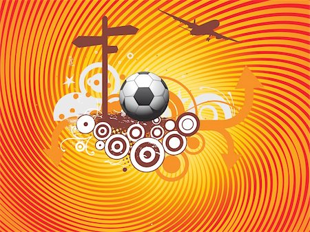 simsearch:400-04833689,k - abstract background with football, direction illustration Stock Photo - Budget Royalty-Free & Subscription, Code: 400-04109562