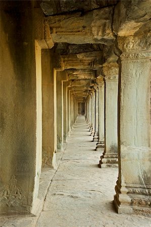 simsearch:400-04592511,k - The ancient ruins of Angkor Wat in Cambodia Stock Photo - Budget Royalty-Free & Subscription, Code: 400-04100896