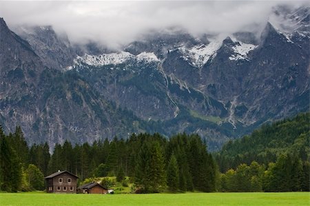 simsearch:400-05135647,k - View to the Totes Gebirge Mountains from to Almsee, Almtal valley, Austria Stock Photo - Budget Royalty-Free & Subscription, Code: 400-04115682