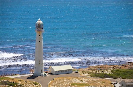simsearch:400-04272525,k - The Slangkop Lighthouse at Kommetjie, Western Cape. The tallest lighthouse in South Africa Stock Photo - Budget Royalty-Free & Subscription, Code: 400-04119694